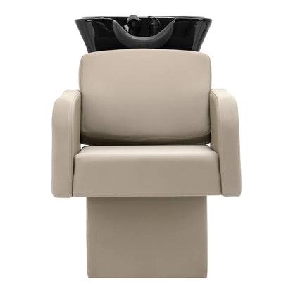 Gabbiano hairdressing wash unit Elda gray and beige