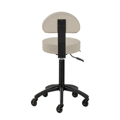 Gabbiano hairdressing stool D026 grey-beige