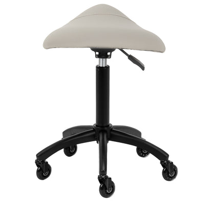Gabbiano hairdressing stool D032 grey-beige