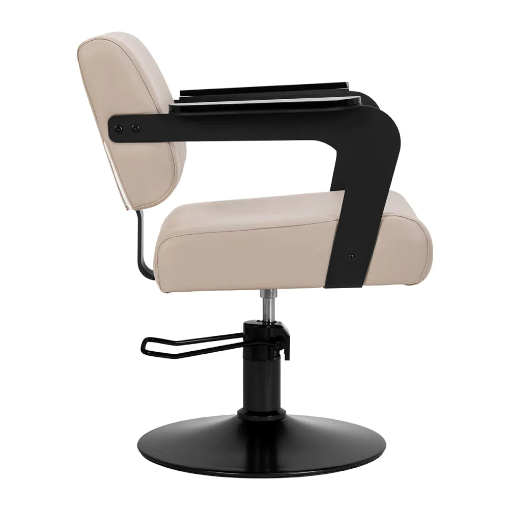 Kadeřnické křeslo Hair System Jet Latte béžové