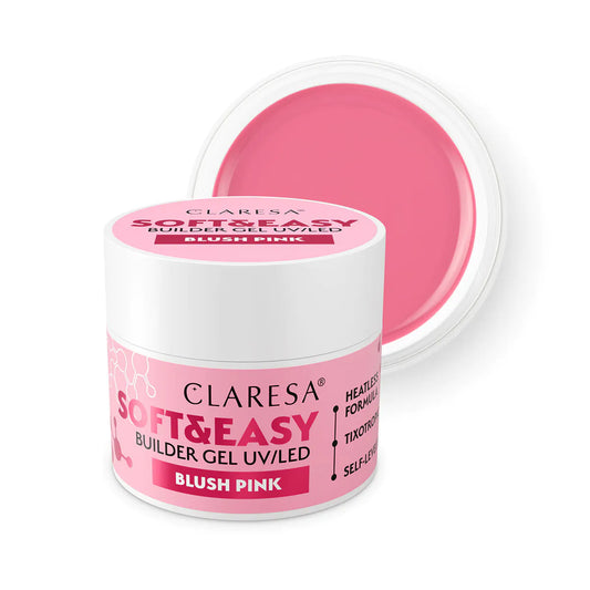 Claresa builder gel Soft&amp;Easy tvářenka růžová 90g