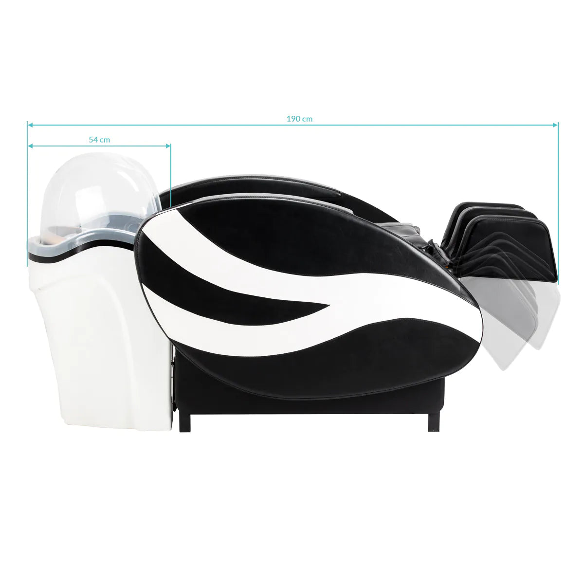 Friseurwaschanlage mit Liege Gabbiano Head Spa Sea 501