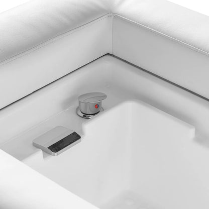 Gabbiano Head Spa Bali hair washing bed white