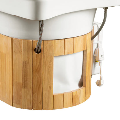 Gabbiano Head Spa Bali hair washing bed white