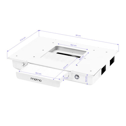 Momo 05-BL cosmetic desk with absorber