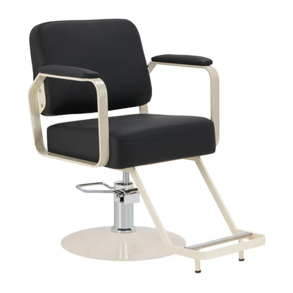 Friseurstuhl Omega Aurora schwarz