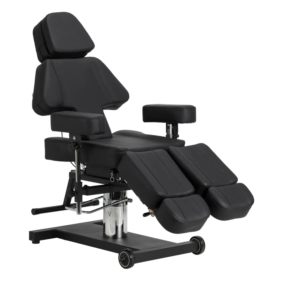 Pro Ink 605 Tattoo-Stuhl stufenlose Verstellung schwarz
