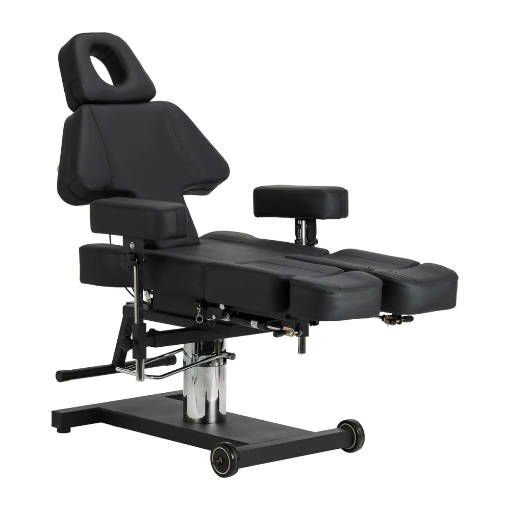 Pro Ink 605 Tattoo-Stuhl stufenlose Verstellung schwarz
