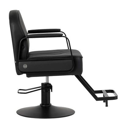Friseurstuhl Omega Luna Schwarz