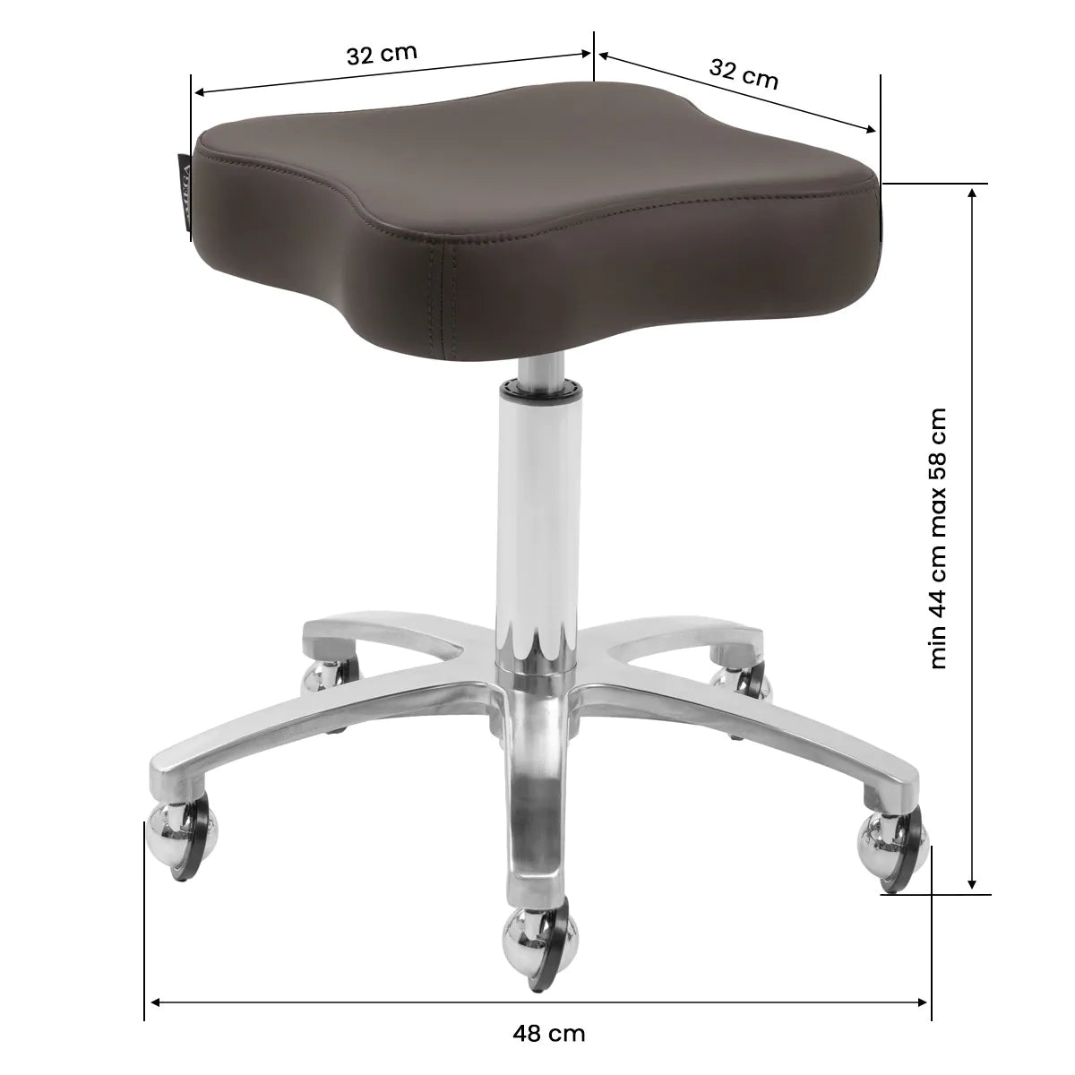 Drehstuhl Omega Supremo braun