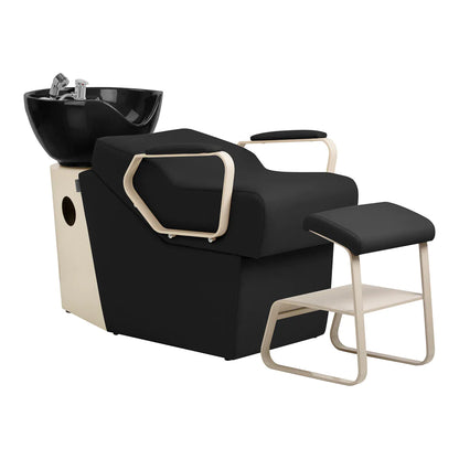 Friseurwaschanlage Omega Marina schwarz