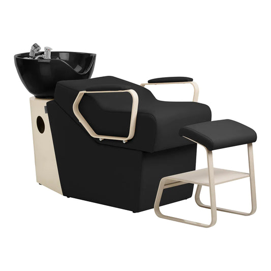 Friseurwaschanlage Omega Marina schwarz