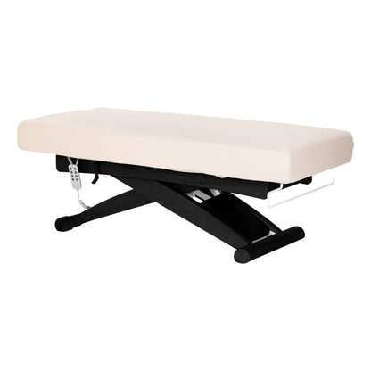 SPA Liege Sillon Siesta creme mit schwarzem Untergestell
