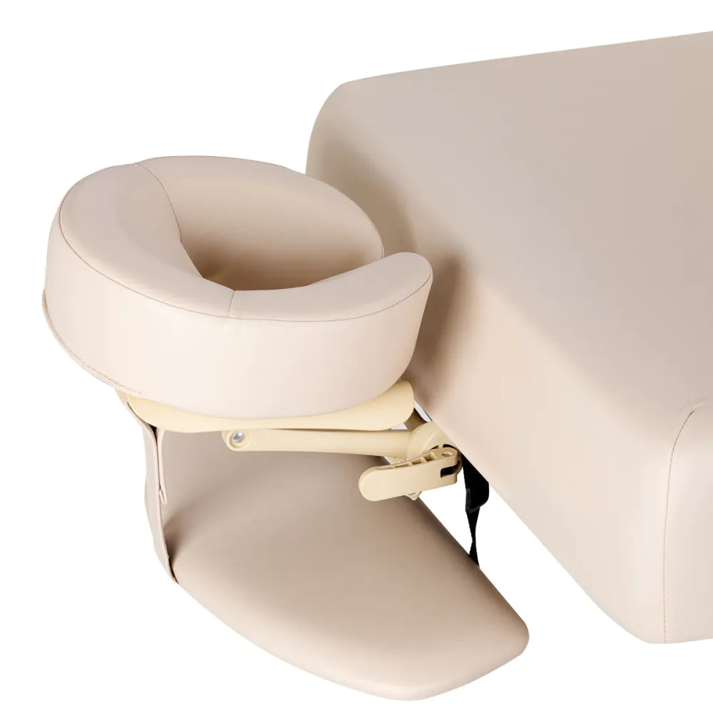 SPA Liege Sillon Siesta creme mit schwarzem Untergestell