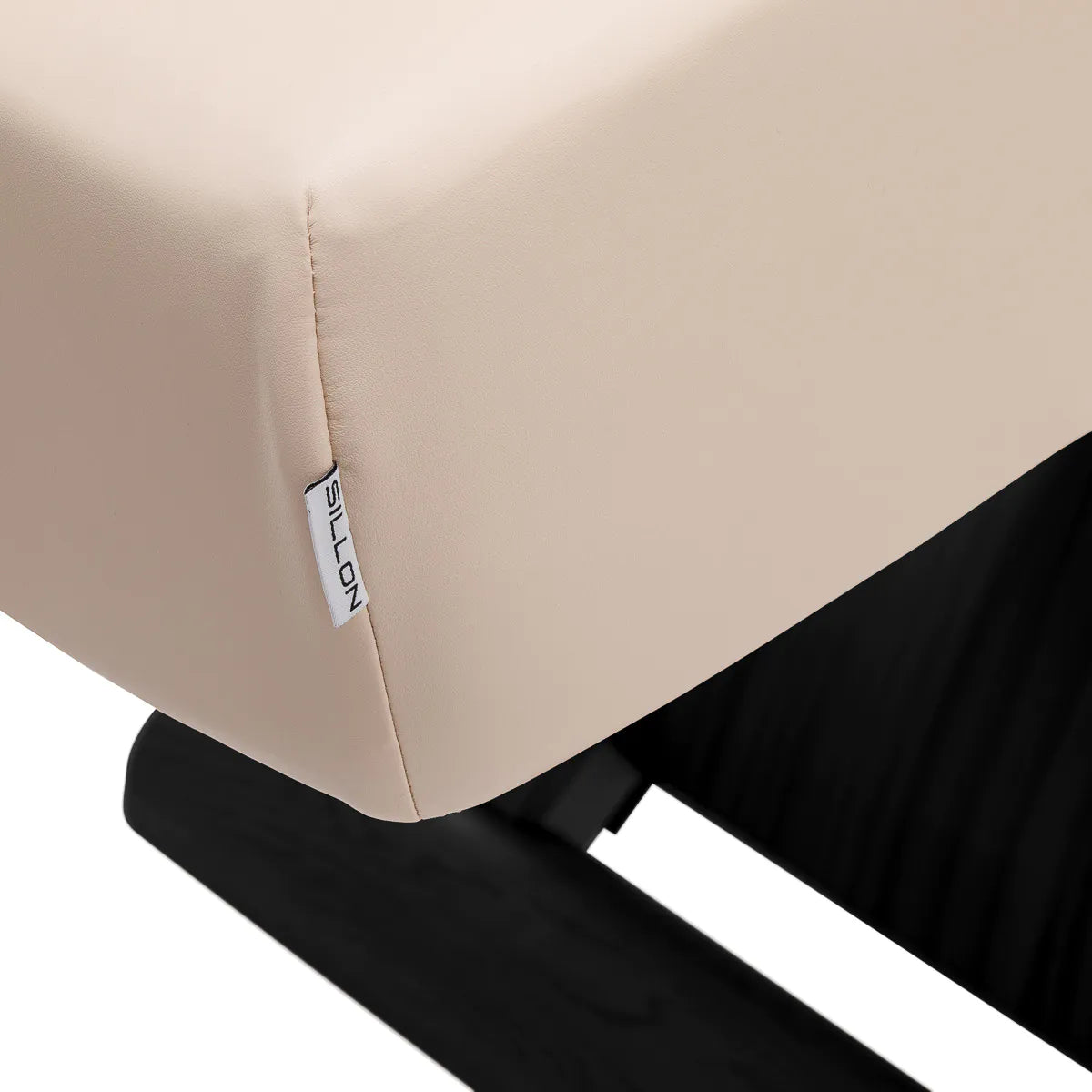 SPA Liege Sillon Siesta creme mit schwarzem Untergestell