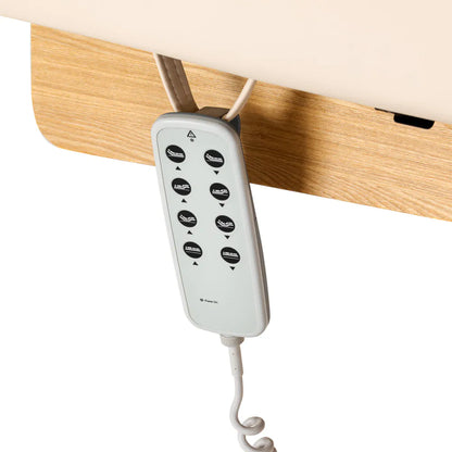 SPA-Liege Sillon Siesta creme mit hellbraunem Untergestell
