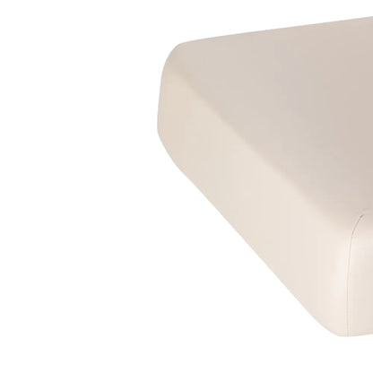 SPA-Liege Sillon Siesta creme mit hellbraunem Untergestell