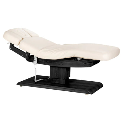 SPA Relaxliege Sillon, cremefarben mit schwarzem Untergestell