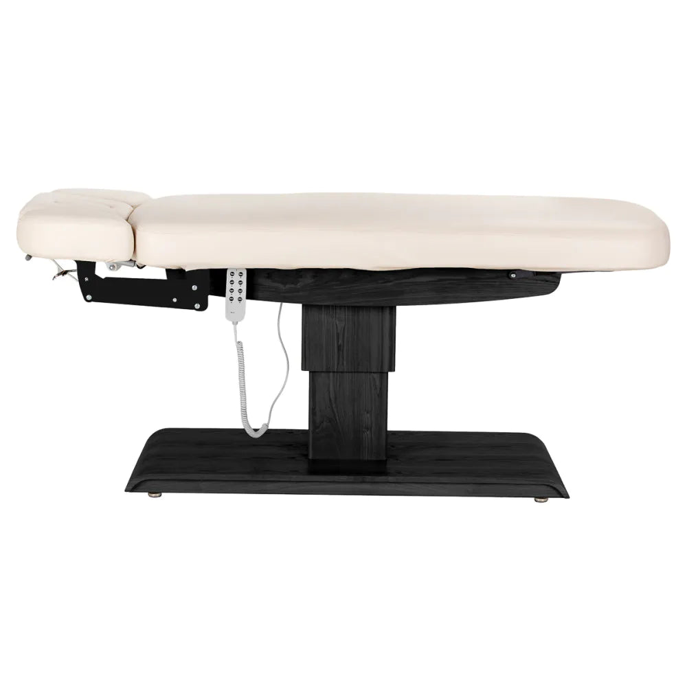 SPA Relaxliege Sillon, cremefarben mit schwarzem Untergestell
