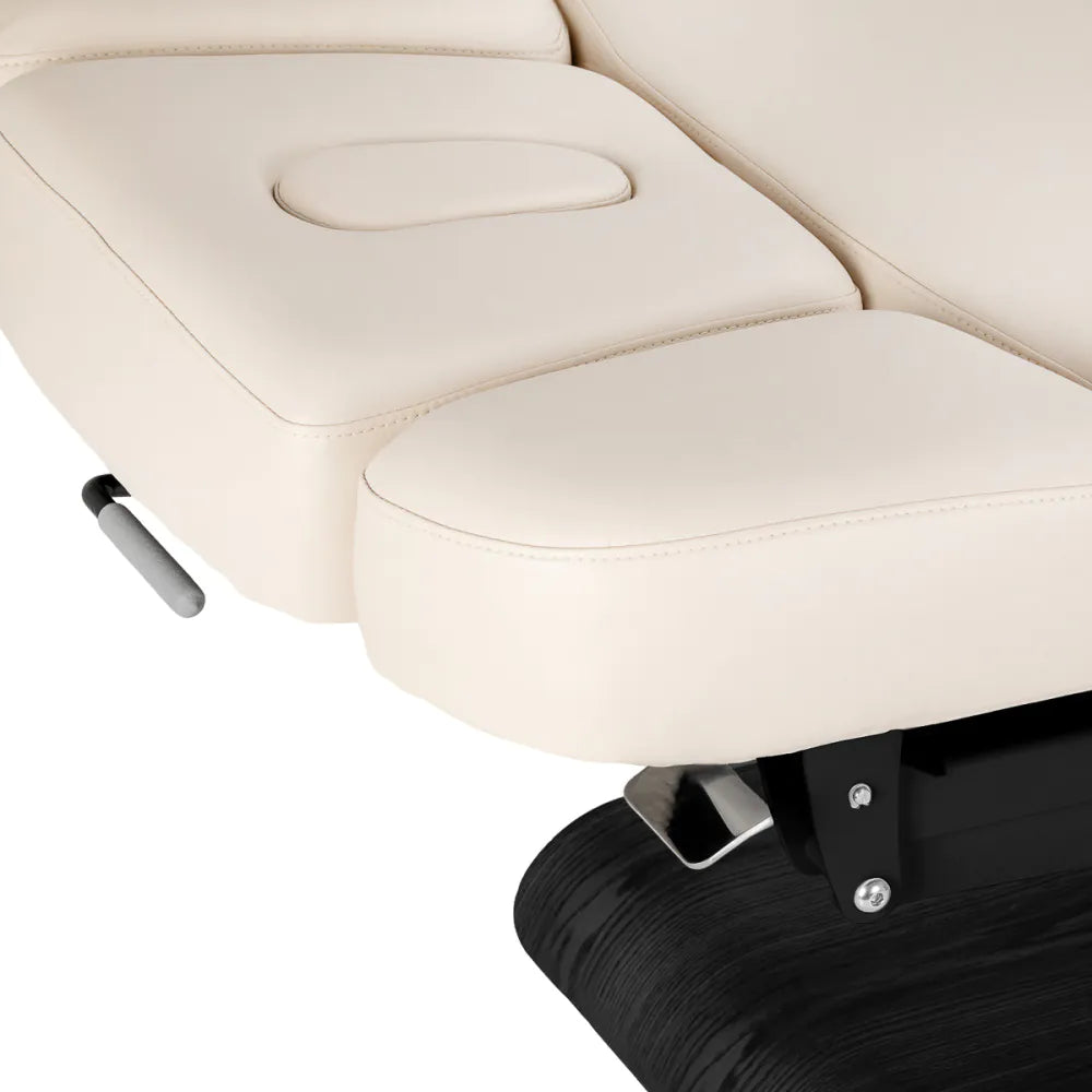 SPA Relaxliege Sillon, cremefarben mit schwarzem Untergestell