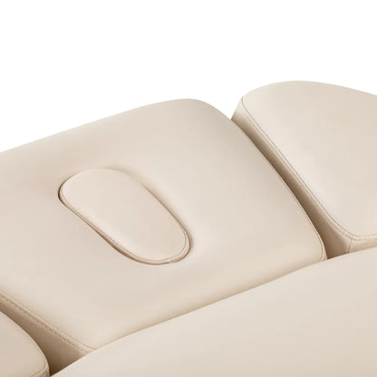 SPA Relaxliege Sillon, cremefarben mit schwarzem Untergestell