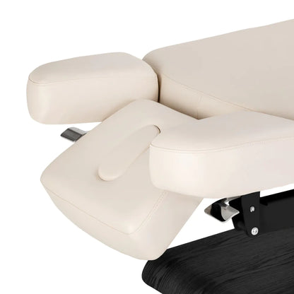 SPA Relaxliege Sillon, cremefarben mit schwarzem Untergestell