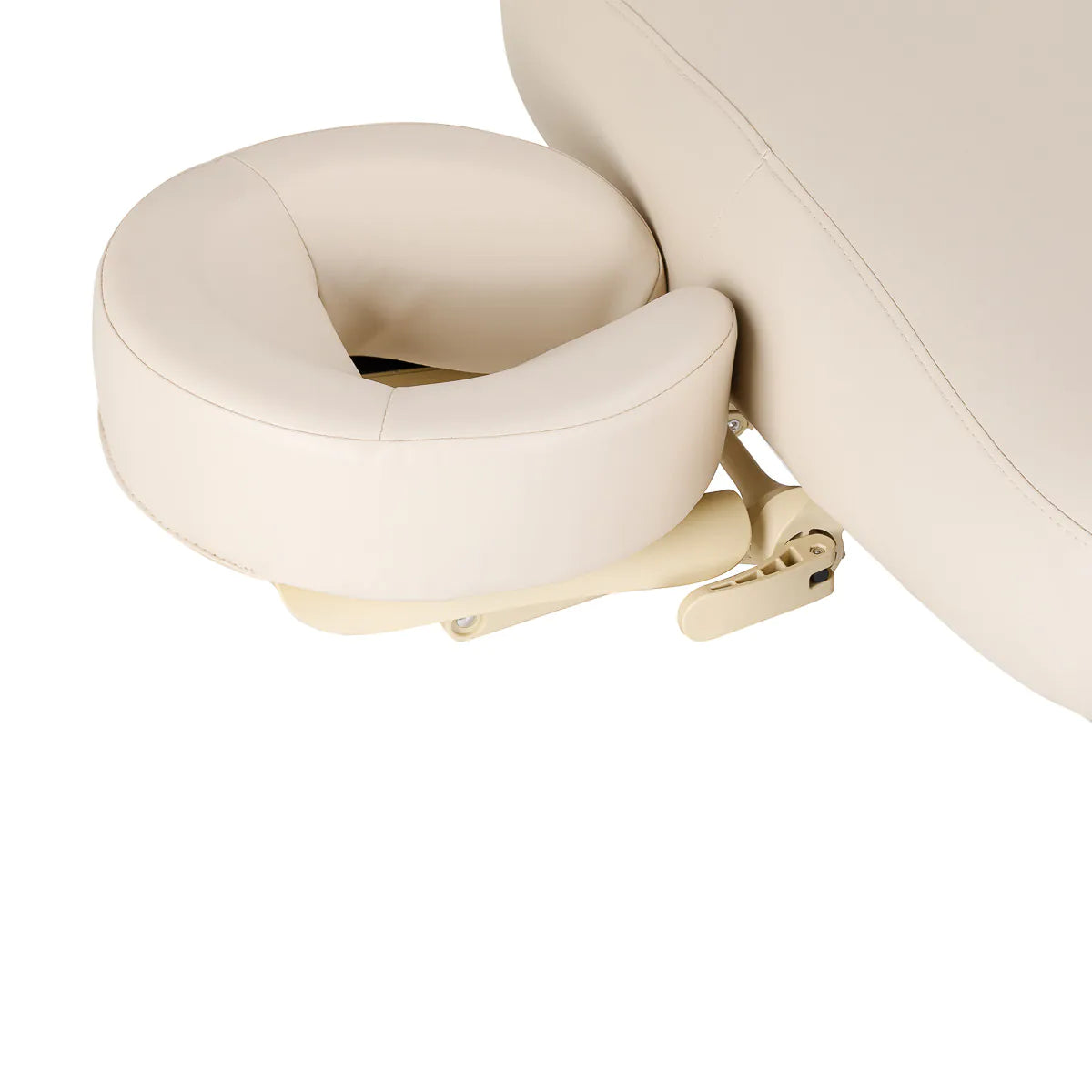 SPA-Liege Sillon Comfort creme mit hellbraunem Fuß
