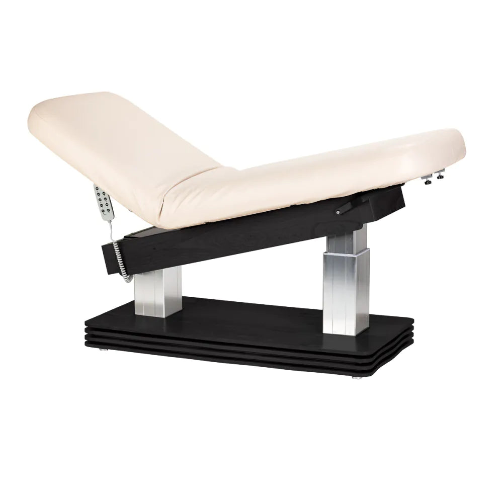 SPA Liege Sillon Comfort creme mit schwarzem Untergestell
