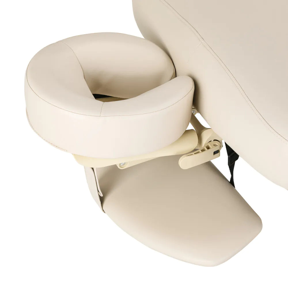 SPA Liege Sillon Comfort creme mit schwarzem Untergestell