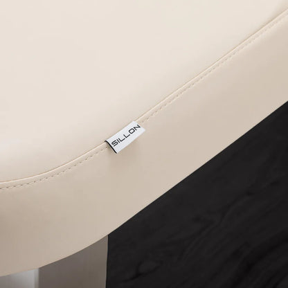SPA Liege Sillon Comfort creme mit schwarzem Untergestell