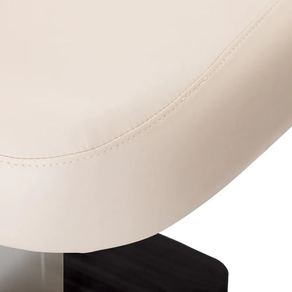 SPA Liege Sillon Comfort creme mit schwarzem Untergestell