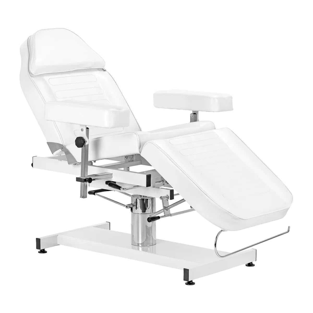 Kosmetischer Hydraulikstuhl Sillon A 210DH mit Wiege weiß