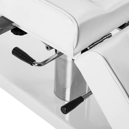 Kosmetischer Hydraulikstuhl Sillon A 210DH mit Wiege weiß