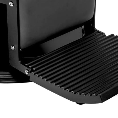 Holičské křeslo Gabbiano Visionerio černé s černým rámem 