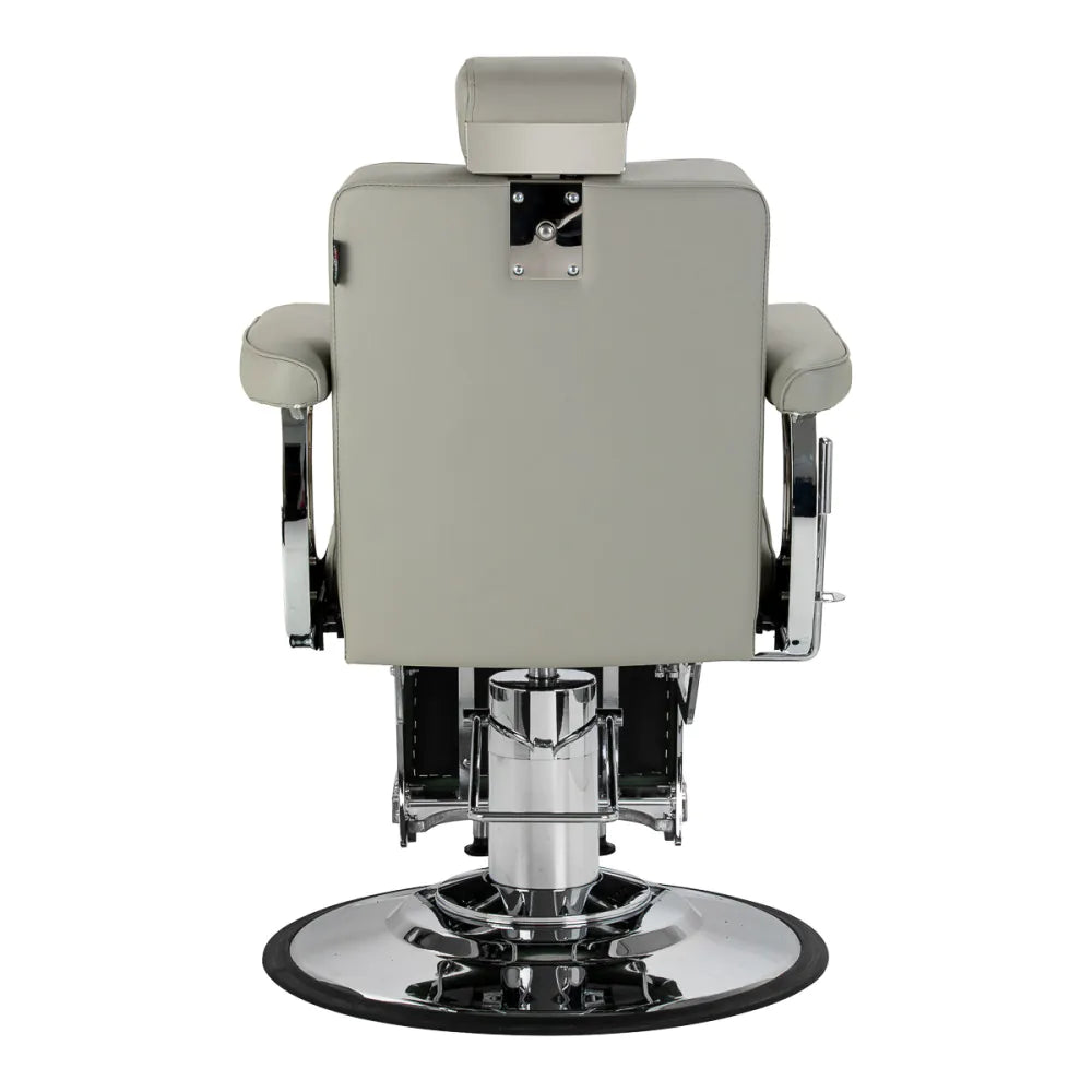 Gabbiano Visionerio Friseurstuhl grau Chromgestell