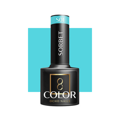 OCHO NAILS Hybridní lak na nehty Sorbet S01 -5 g