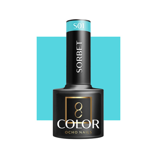 OCHO NAILS Hybridní lak na nehty Sorbet S01 -5 g