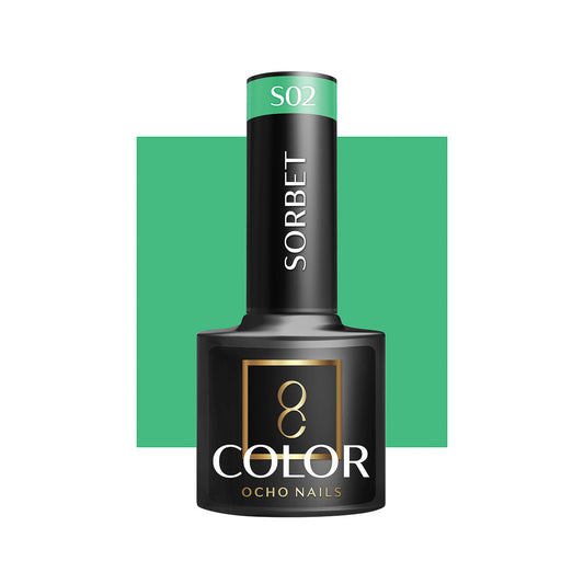 OCHO NAILS Hybridní lak na nehty Sorbet S02 -5 g