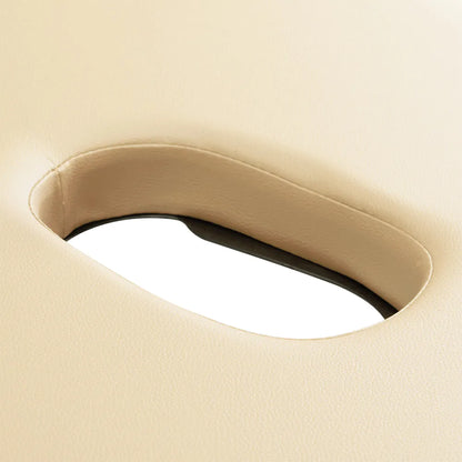 Skládací masážní stůl BALANCE hliníkový 2segmentový krémový 