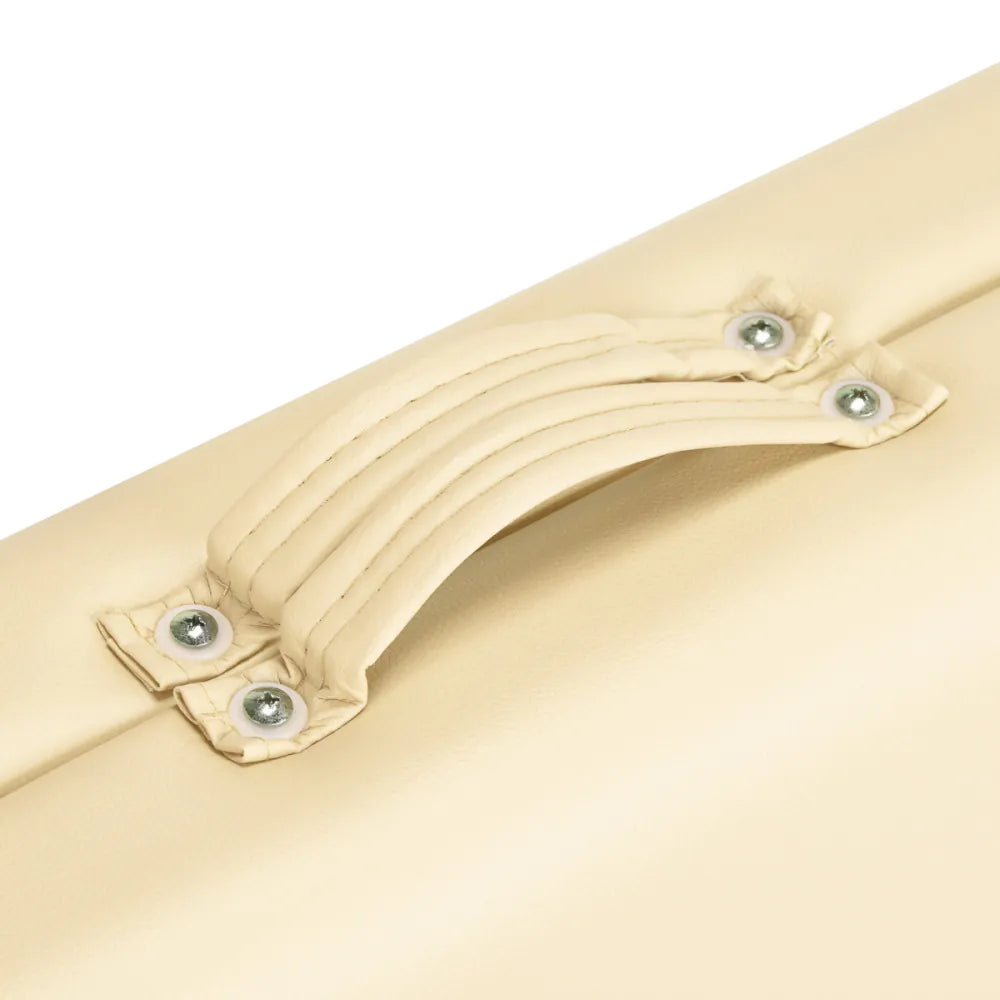 Skládací masážní stůl BALANCE hliníkový 2segmentový krémový 