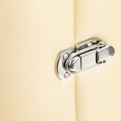 Skládací masážní stůl BALANCE hliníkový 2segmentový krémový 