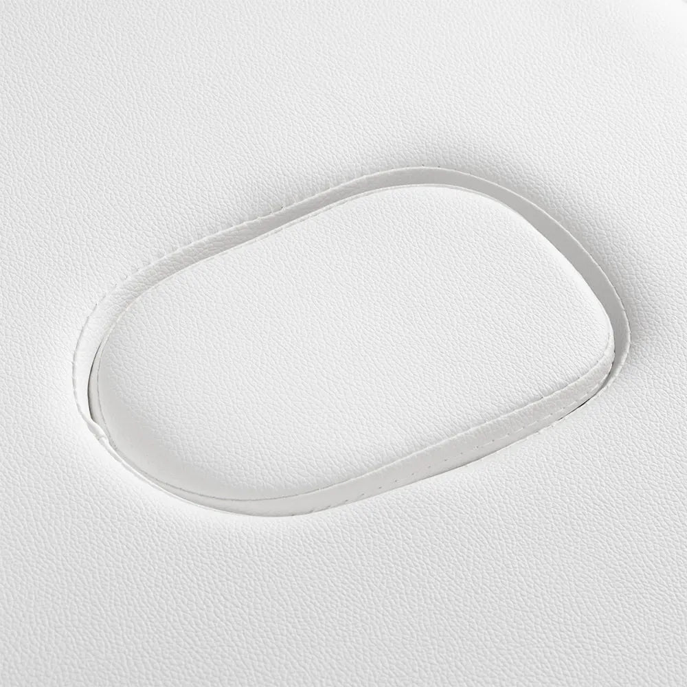 Skládací hliníkový masážní stůl BALANCE, 3 segmenty, bílý 