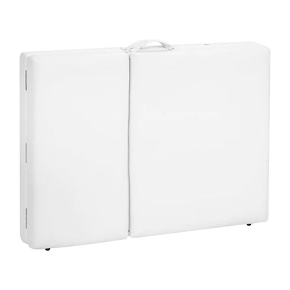 Skládací hliníkový masážní stůl BALANCE, 3 segmenty, bílý 