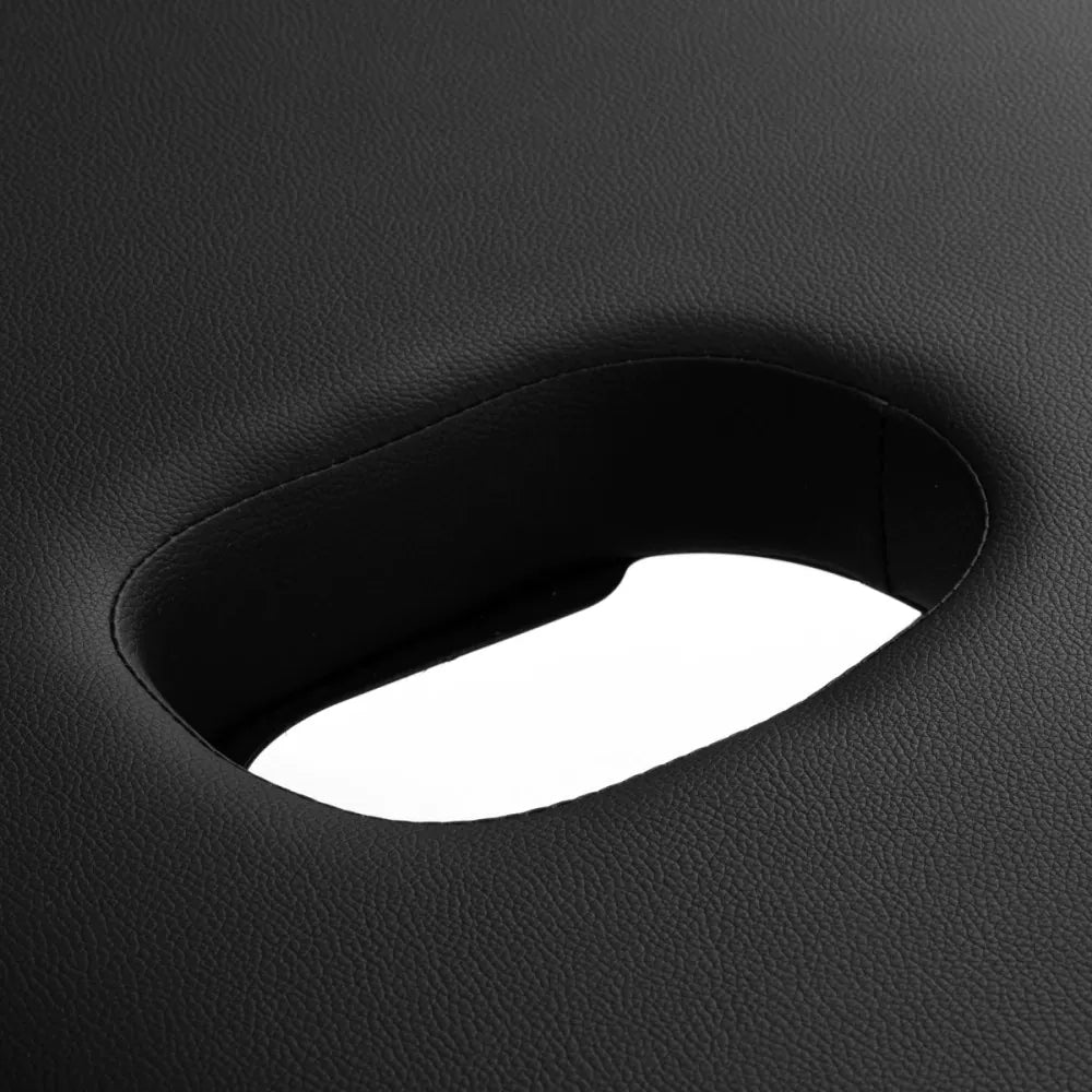 BALANCE dřevěný skládací masážní stůl 2 segmenty 190x70 černý 