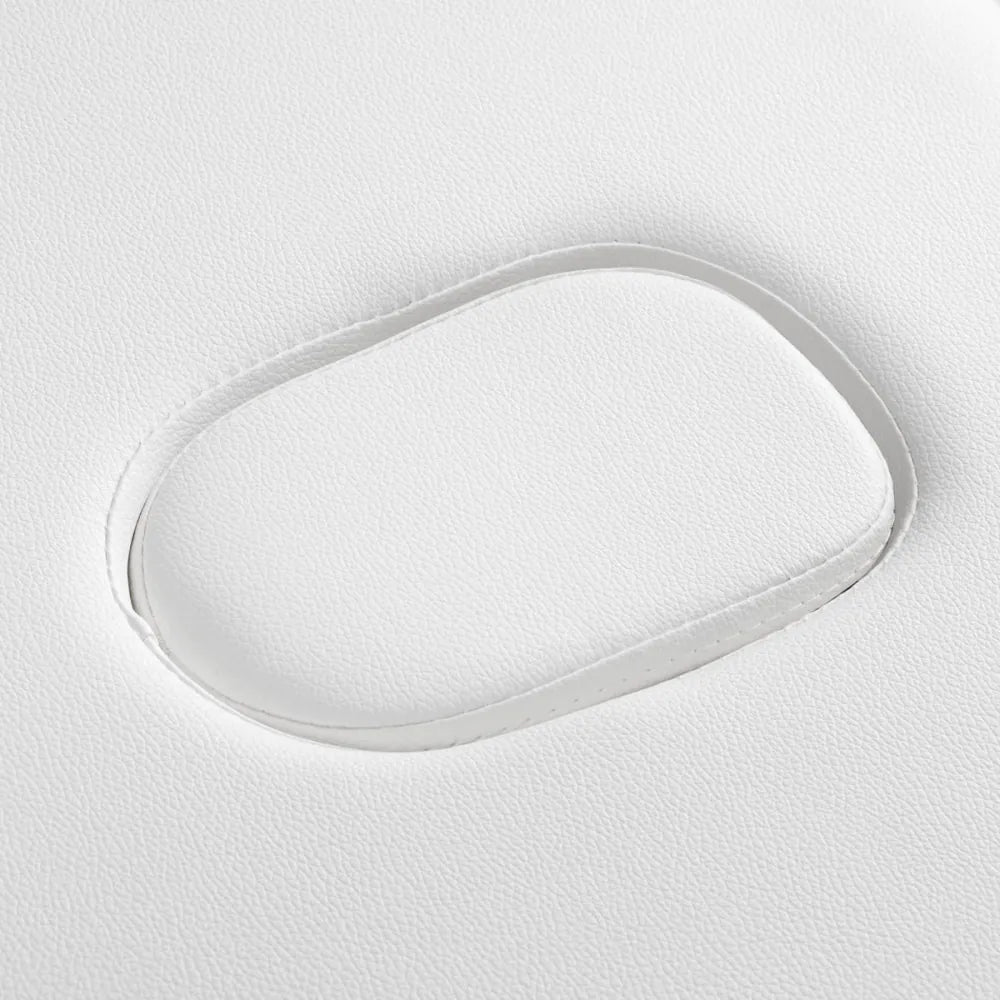 BALANCE dřevěný skládací masážní stůl 3 segmenty 190x70 bílý 