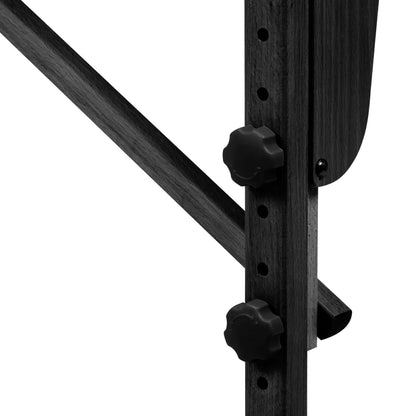 Skládací dřevěný masážní stůl BALANCE 2 segmenty růžový a černý 