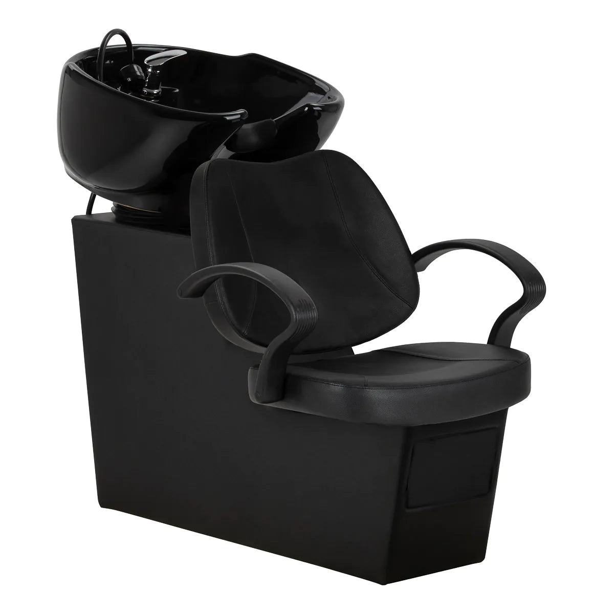Kadeřnický mycí box Hair System Borneo černý