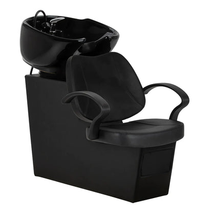Kadeřnický mycí box Hair System Borneo černý