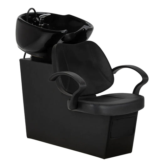 Kadeřnický mycí box Hair System Borneo černý