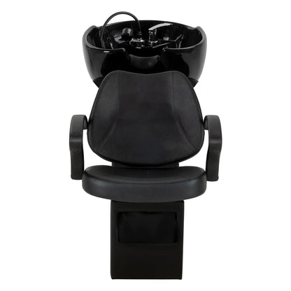 Kadeřnický mycí box Hair System Borneo černý